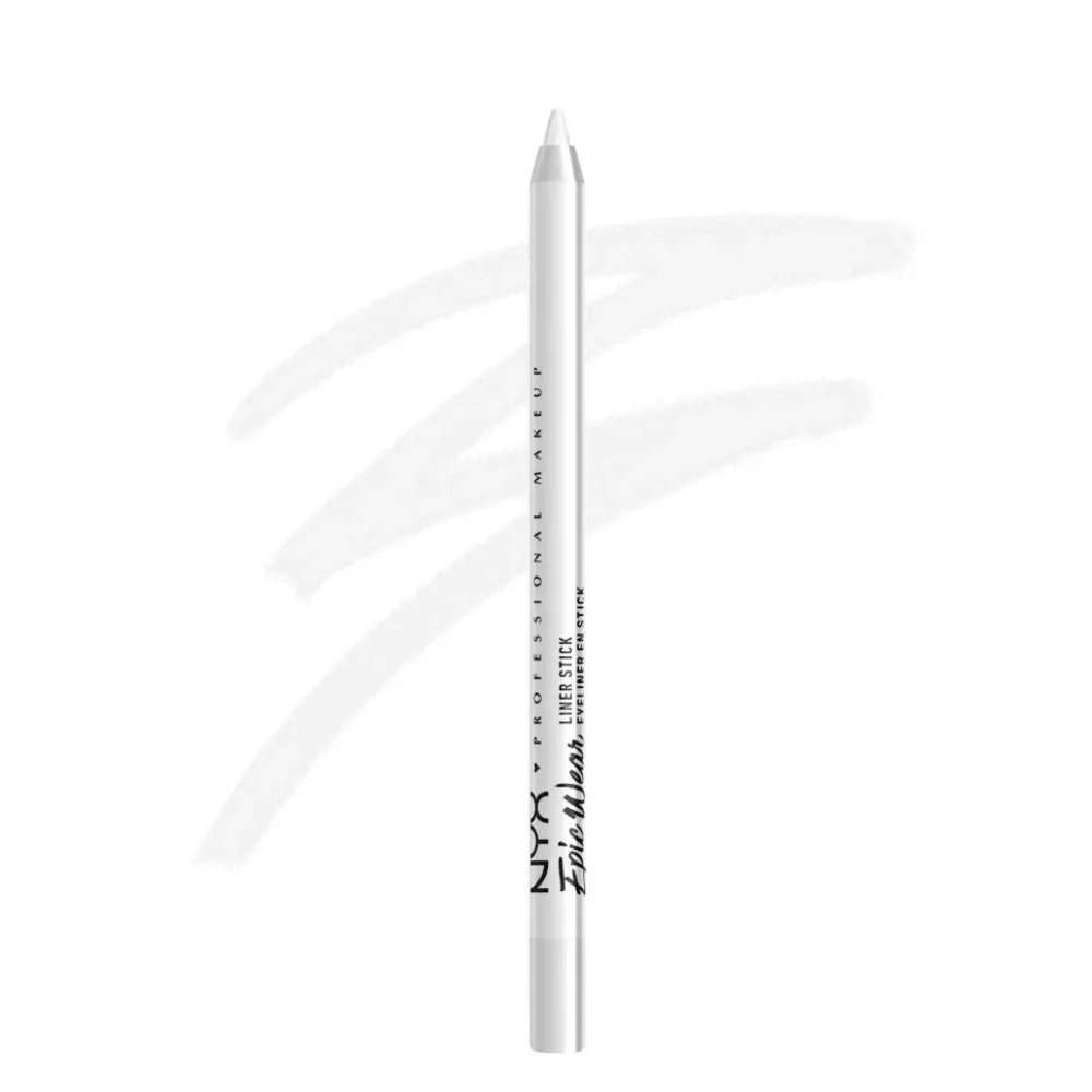 NYX Retractable Eye Liner Waterproof White 3‎ Pack Epic Wear Liner Stick MPE01